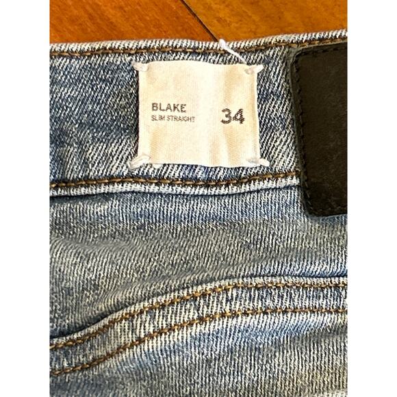 Hudson Blake Straight Slim Jeans Size 34 - Picture 3 of 10